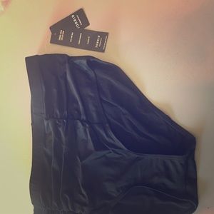NWT Torrid Size 1 Black Bathing Suit Bottoms